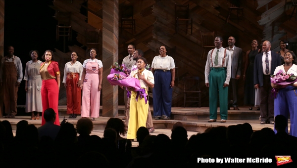 Jennifer Hudson, Cynthia Erivo and Danielle Brooks with cast  Photo