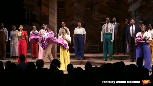 Jennifer Hudson, Cynthia Erivo and Danielle Brooks with cast  Photo