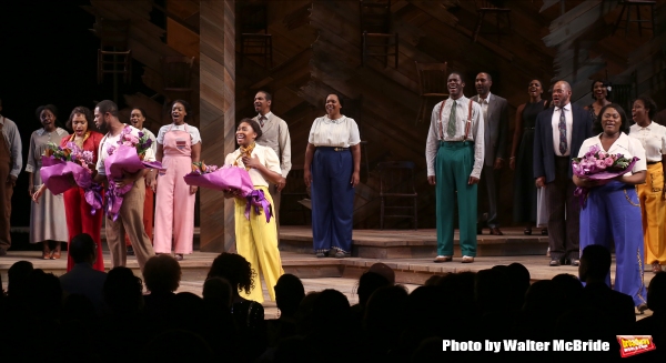 Jennifer Hudson, Cynthia Erivo and Danielle Brooks with cast  Photo