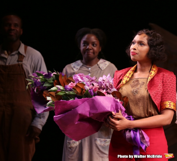 Photo Coverage: Cynthia Erivo, Jennifer Hudson & THE COLOR PURPLE Cast Take Opening Night Bows Image