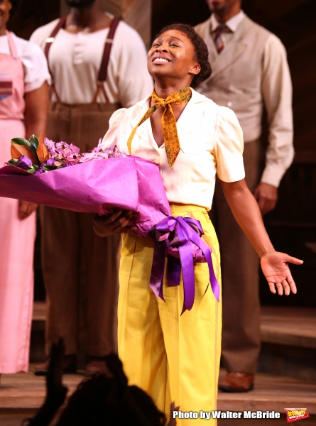 Photo Coverage: Cynthia Erivo, Jennifer Hudson & THE COLOR PURPLE Cast Take Opening Night Bows Image