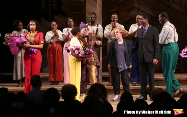 Photo Coverage: Cynthia Erivo, Jennifer Hudson & THE COLOR PURPLE Cast Take Opening Night Bows Image