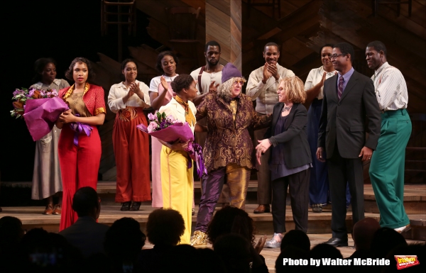 Photo Coverage: Cynthia Erivo, Jennifer Hudson & THE COLOR PURPLE Cast Take Opening Night Bows Image