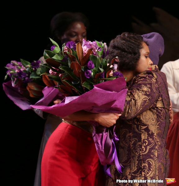 Photo Coverage: Cynthia Erivo, Jennifer Hudson & THE COLOR PURPLE Cast Take Opening Night Bows Image