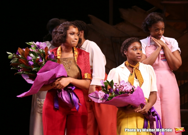 Jennifer Hudson and Cynthia Erivo with cast  Photo