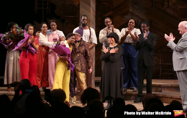Photo Coverage: Cynthia Erivo, Jennifer Hudson & THE COLOR PURPLE Cast Take Opening Night Bows Image