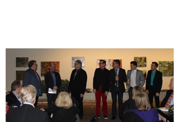 Photo Flash: York Theatre Company's PLAID TIDINGS Celebrates Opening Night Image