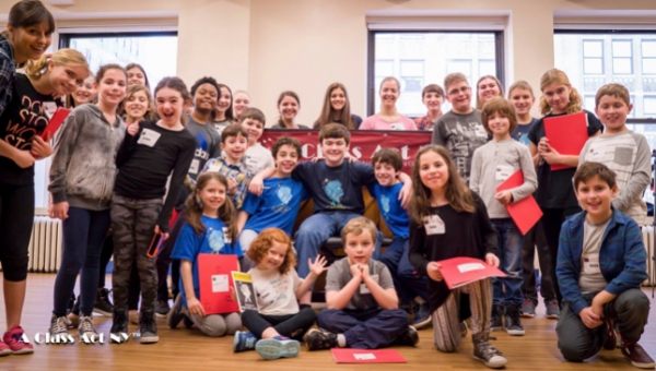 Photo Flash: Llewelyn Davies Boys of Broadway's FINDING NEVERLAND Teach Kids' Workshop in NYC Image