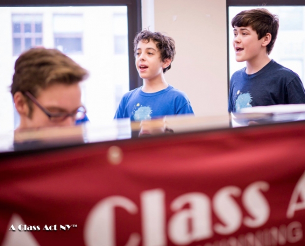 Photo Flash: Llewelyn Davies Boys of Broadway's FINDING NEVERLAND Teach Kids' Workshop in NYC Image