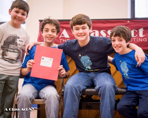 Photo Flash: Llewelyn Davies Boys of Broadway's FINDING NEVERLAND Teach Kids' Workshop in NYC Image