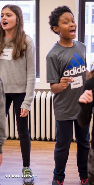 Photo Flash: Llewelyn Davies Boys of Broadway's FINDING NEVERLAND Teach Kids' Workshop in NYC Image