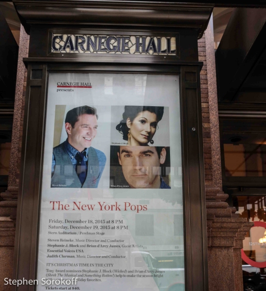 Photo Coverage: Brian d'Arcy James & Stephanie J. Block Rehearse For Tonight's New York Pops Concert  Image