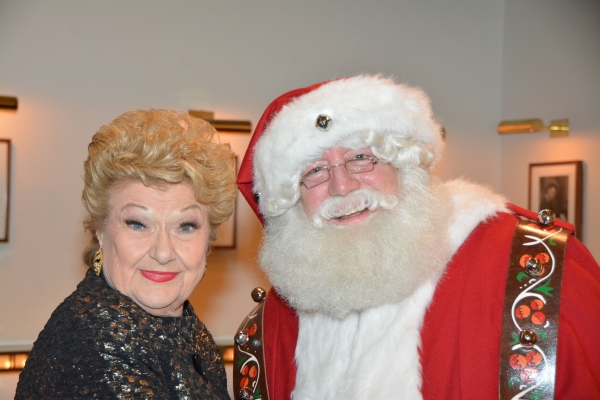 Marilyn Maye and Santa Claus Photo