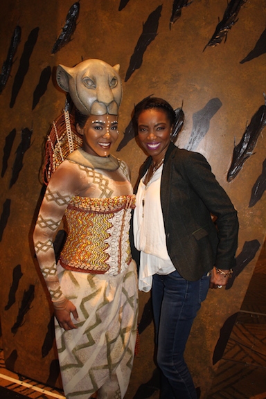 Photo Flash: Heather Headley Attends THE LION KING in Chicago 