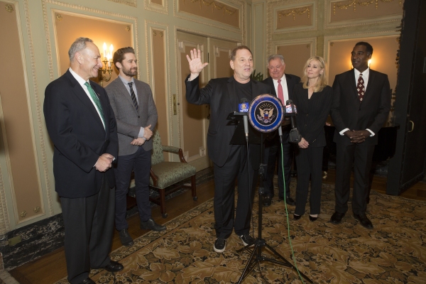 Photo Coverage: Senator Charles Schumer Celebrates Federal Tax Breaks for Broadway! 