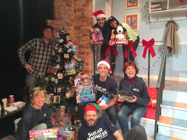 Photo Flash: SHEAR MADNESS Collects Toys for Safe Horizon; Off-Broadway Drive Ends Tonight! Image