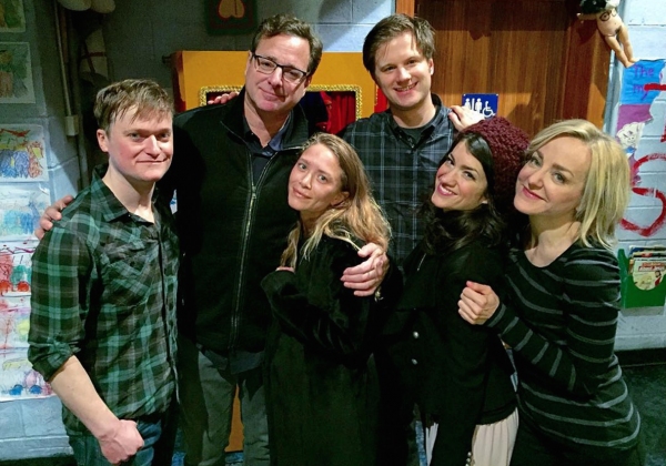 Photo Flash: FULL HOUSE Reunion! Mary-Kate Olsen Visits Bob Saget at HAND TO GOD Image