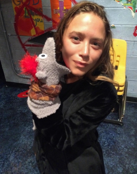 Photo Flash: FULL HOUSE Reunion! Mary-Kate Olsen Visits Bob Saget at HAND TO GOD Image