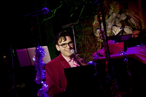 Joe Iconis kicks off his 8th Annual Christmas Spectacular at Feinstein''s/54Below. Photo