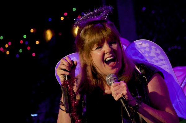 Annie Golden as the Rock and Roll Christmas Angel Photo