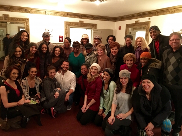 Photo Flash: Jane Lynch and More Pose with GOTTA DANCE Cast After the Show 