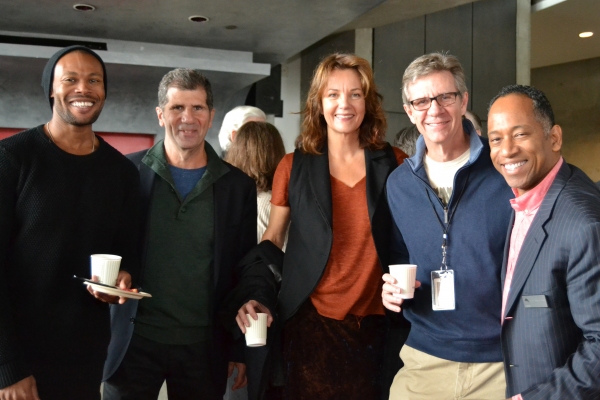 Freddie Bennett (Donald Logan), playwright Anthony Giardina, Margaret Colin (Hester F Photo