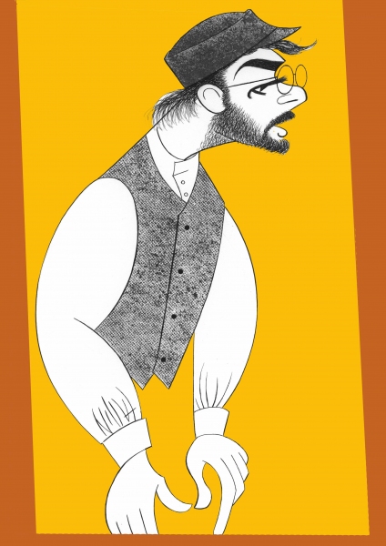 BWW Exclusive: Ken Fallin Draws the Stage - Adam Kantor in FIDDLER ON THE ROOF Image