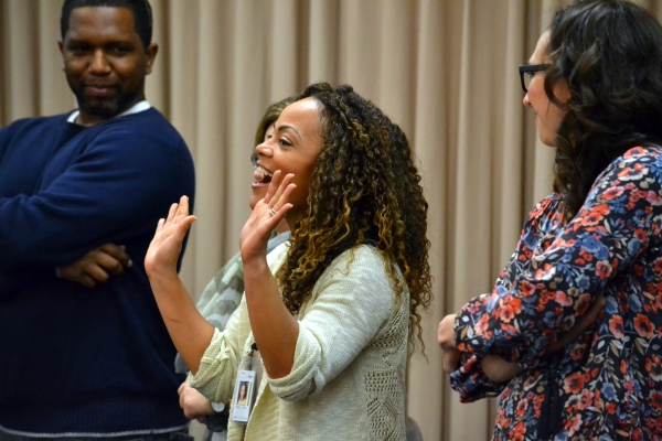 Photo Flash: In Rehearsal for DISGRACED at Alliance Theatre Image