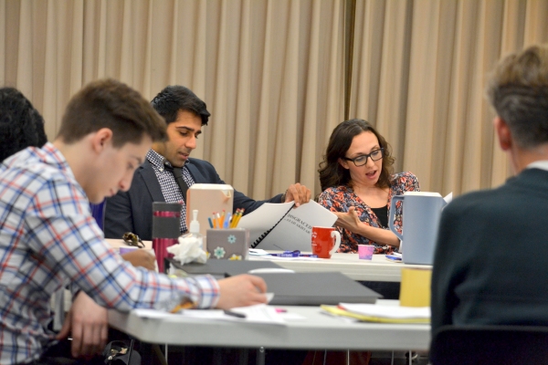 Photo Flash: In Rehearsal for DISGRACED at Alliance Theatre Image