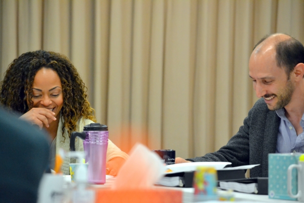 Photo Flash: In Rehearsal for DISGRACED at Alliance Theatre Image