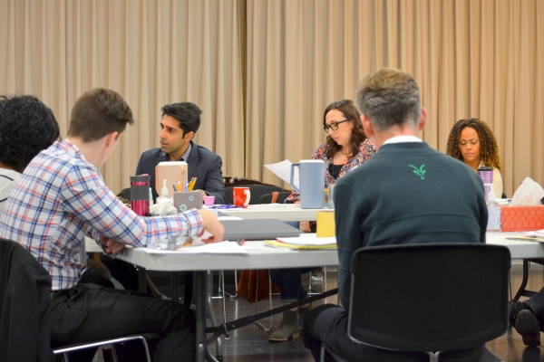 Photo Flash: In Rehearsal for DISGRACED at Alliance Theatre Image