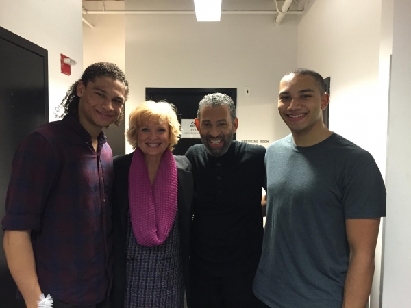 Photo Flash: Christine Ebersole Visits MAURICE HINES TAPPIN' THRU LIFE Off-Broadway Image