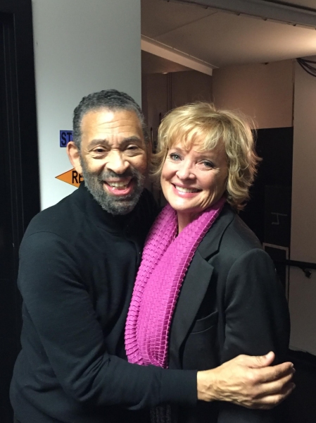 Photo Flash: Christine Ebersole Visits MAURICE HINES TAPPIN' THRU LIFE Off-Broadway Image