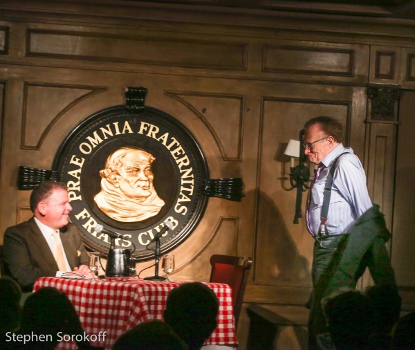 Photo Coverage: The Tables Are Turned - Larry King Gets Interviewed at the Friars Club 