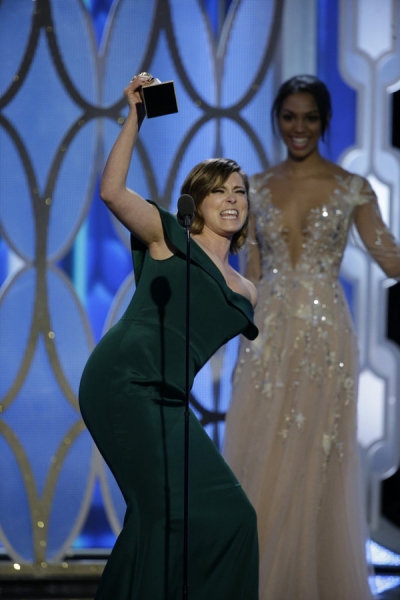 73rd ANNUAL GOLDEN GLOBE AWARDS -- Pictured:  Rachel Bloom, ''Crazy Ex-Girlfriend'',  Photo