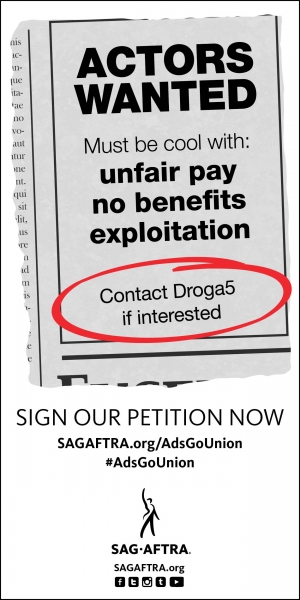 Photo Flash: SAG-AFTRA Members Call for Fair Pay at Droga5 Headquarters Image