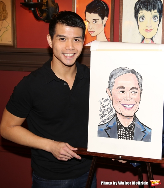 Photo Coverage: George Takei Celebrates His New Sardi's Portrait with His ALLEGIANCE Cast!  Image