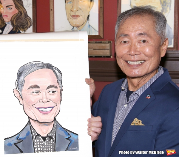 Photo Coverage: George Takei Celebrates His New Sardi's Portrait with His ALLEGIANCE Cast!  Image
