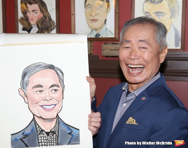 Photo Coverage: George Takei Celebrates His New Sardi's Portrait with His ALLEGIANCE Cast!  Image