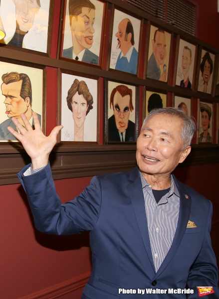 Photo Coverage: George Takei Celebrates His New Sardi's Portrait with His ALLEGIANCE Cast!  Image