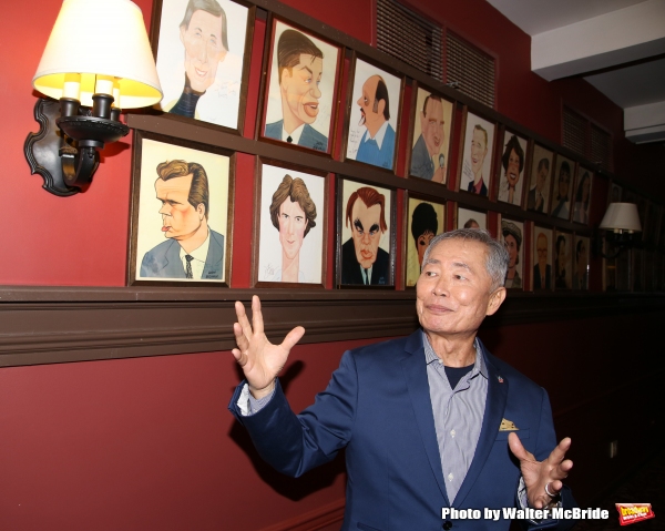 Photo Coverage: George Takei Celebrates His New Sardi's Portrait with His ALLEGIANCE Cast!  Image