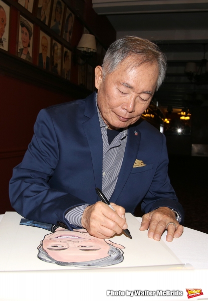 Photo Coverage: George Takei Celebrates His New Sardi's Portrait with His ALLEGIANCE Cast!  Image