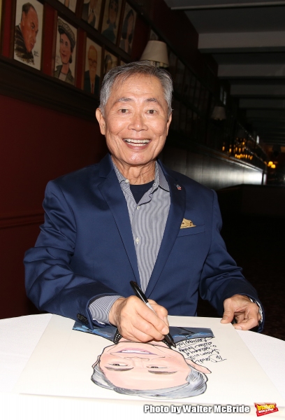 Photo Coverage: George Takei Celebrates His New Sardi's Portrait with His ALLEGIANCE Cast!  Image