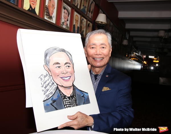 Photo Coverage: George Takei Celebrates His New Sardi's Portrait with His ALLEGIANCE Cast!  Image