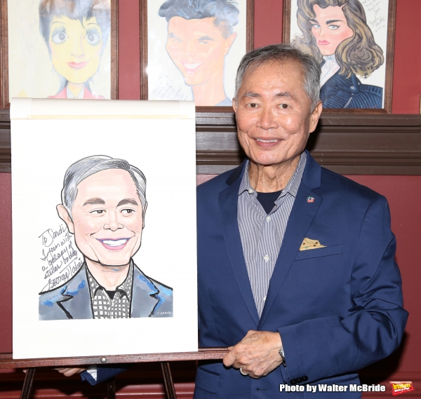 Photo Coverage: George Takei Celebrates His New Sardi's Portrait with His ALLEGIANCE Cast!  Image