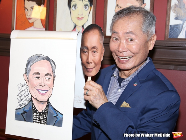 Photo Coverage: George Takei Celebrates His New Sardi's Portrait with His ALLEGIANCE Cast!  Image