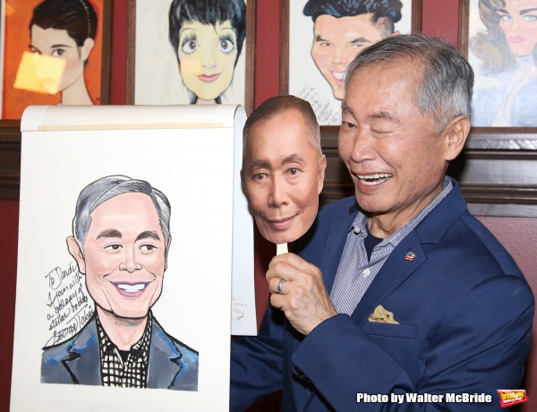 Photo Coverage: George Takei Celebrates His New Sardi's Portrait with His ALLEGIANCE Cast!  Image