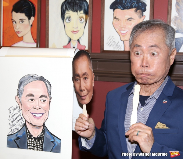 Photo Coverage: George Takei Celebrates His New Sardi's Portrait with His ALLEGIANCE Cast!  Image