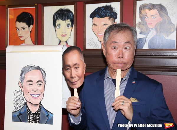 Photo Coverage: George Takei Celebrates His New Sardi's Portrait with His ALLEGIANCE Cast!  Image