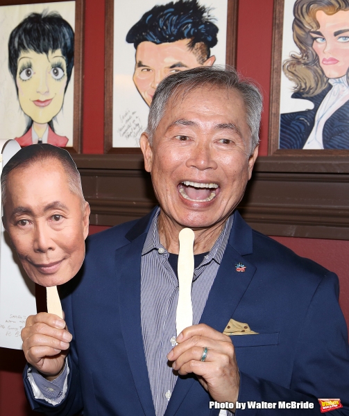 Photo Coverage: George Takei Celebrates His New Sardi's Portrait with His ALLEGIANCE Cast!  Image